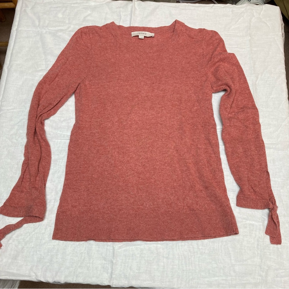 LOFT Women's Long Sleeve Top in Rose